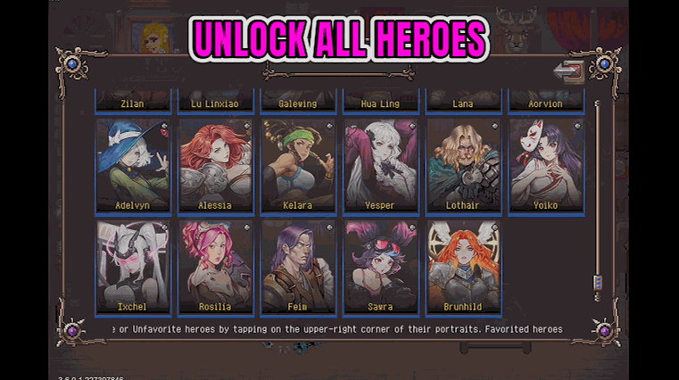 Otherworld Legends — Full Roster (screenshot 3)